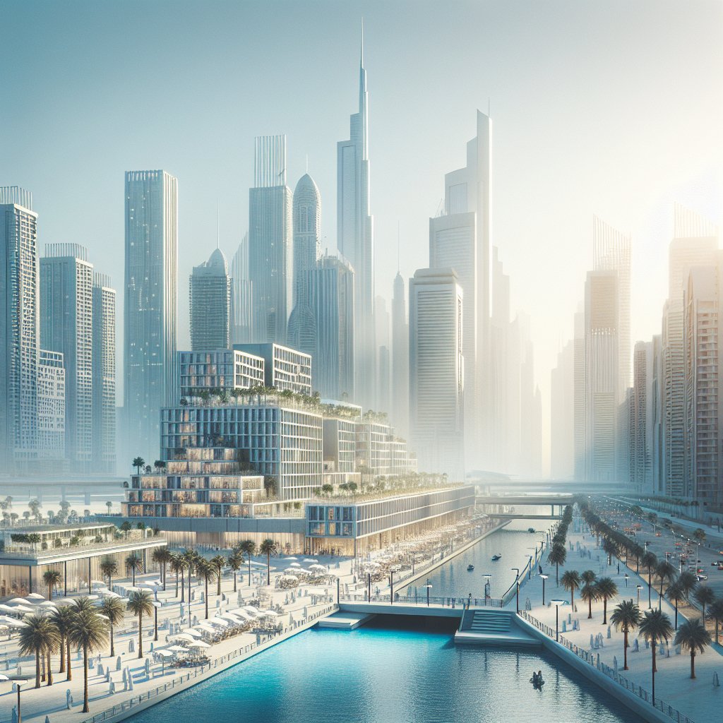 Nachhaltige Gebäudetechnologien in Dubai.